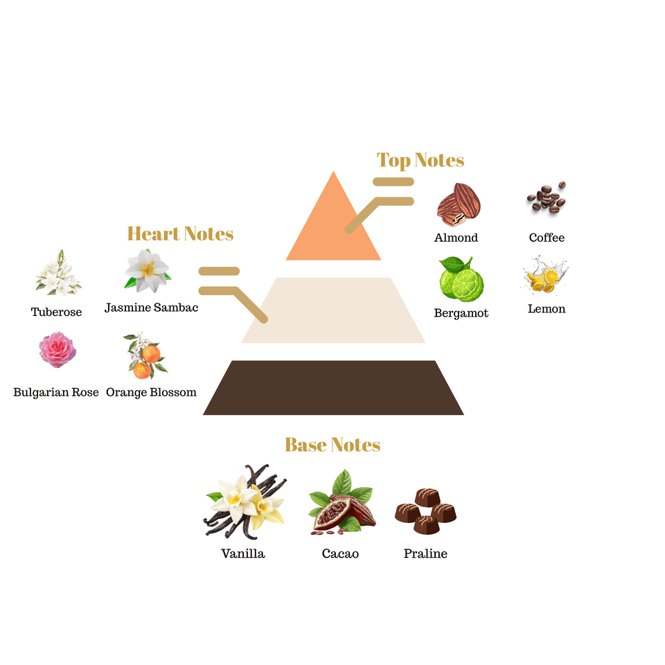 No.i8 fragrance notes pyramid