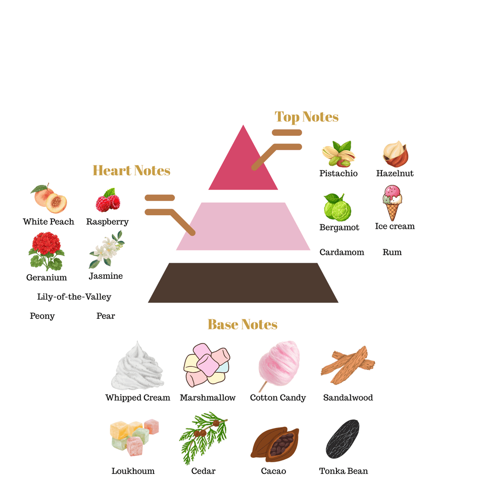 No.i38 fragrance notes pyramid