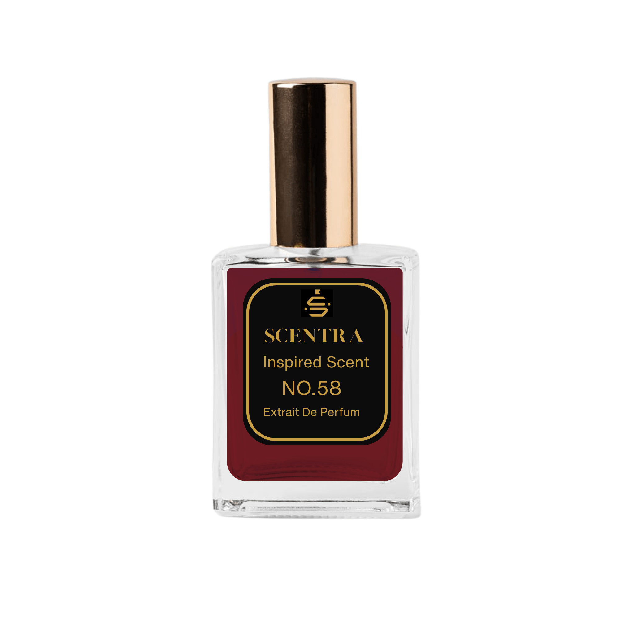 Scentra No.58 Extrait de Parfum bottle inspired by Tom Ford Lost Cherry