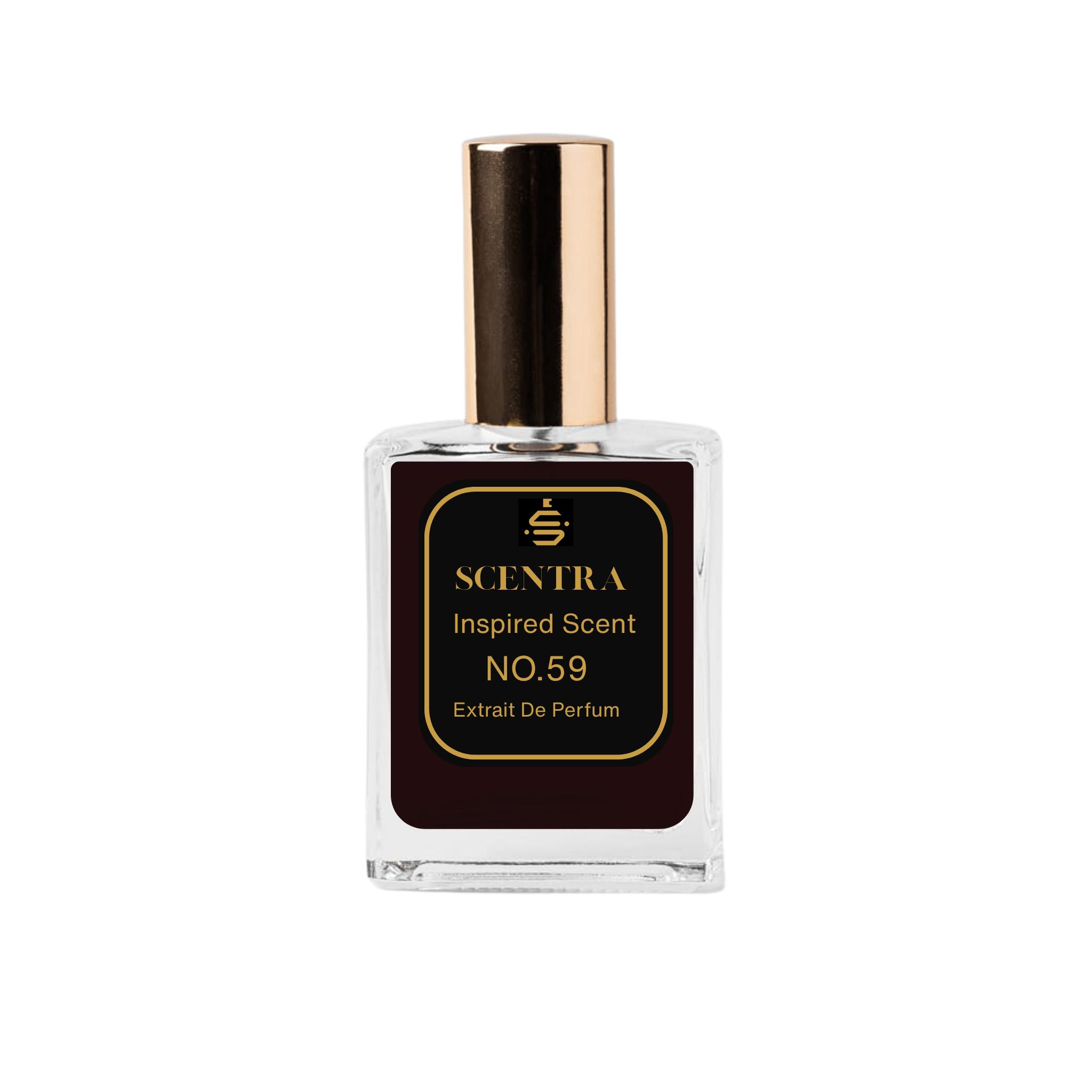 Scentra No.59 Extrait de Parfum bottle inspired by Tom Ford Oud Wood