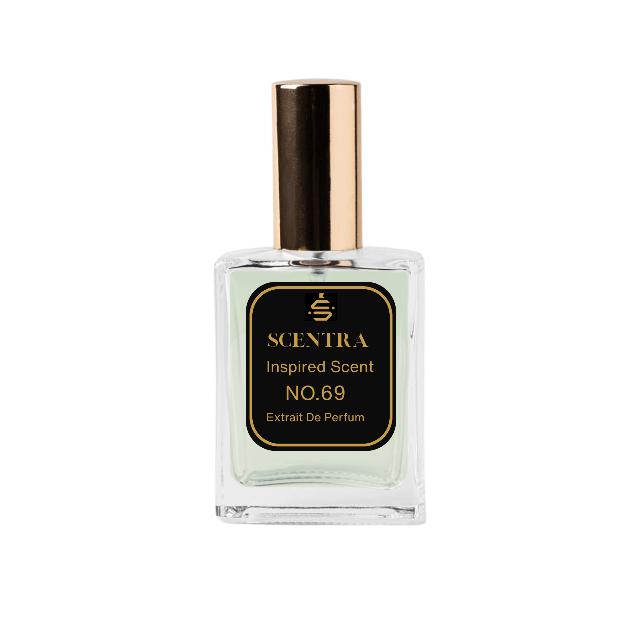 Scentra No.69 Extrait de Parfum bottle inspired by Gissah Imperial Valley