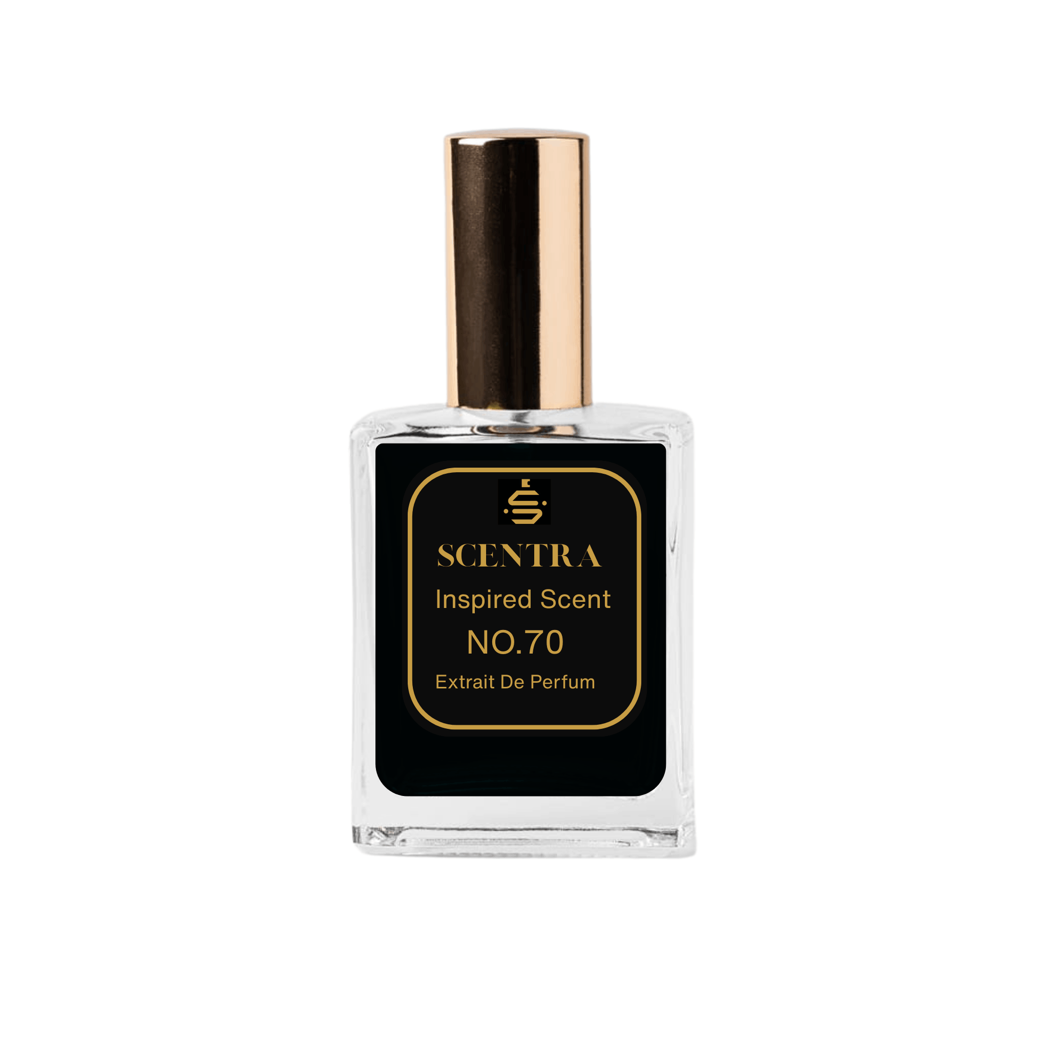 Scentra No.70 Extrait de Parfum bottle inspired by Nasomatto Black Afgano