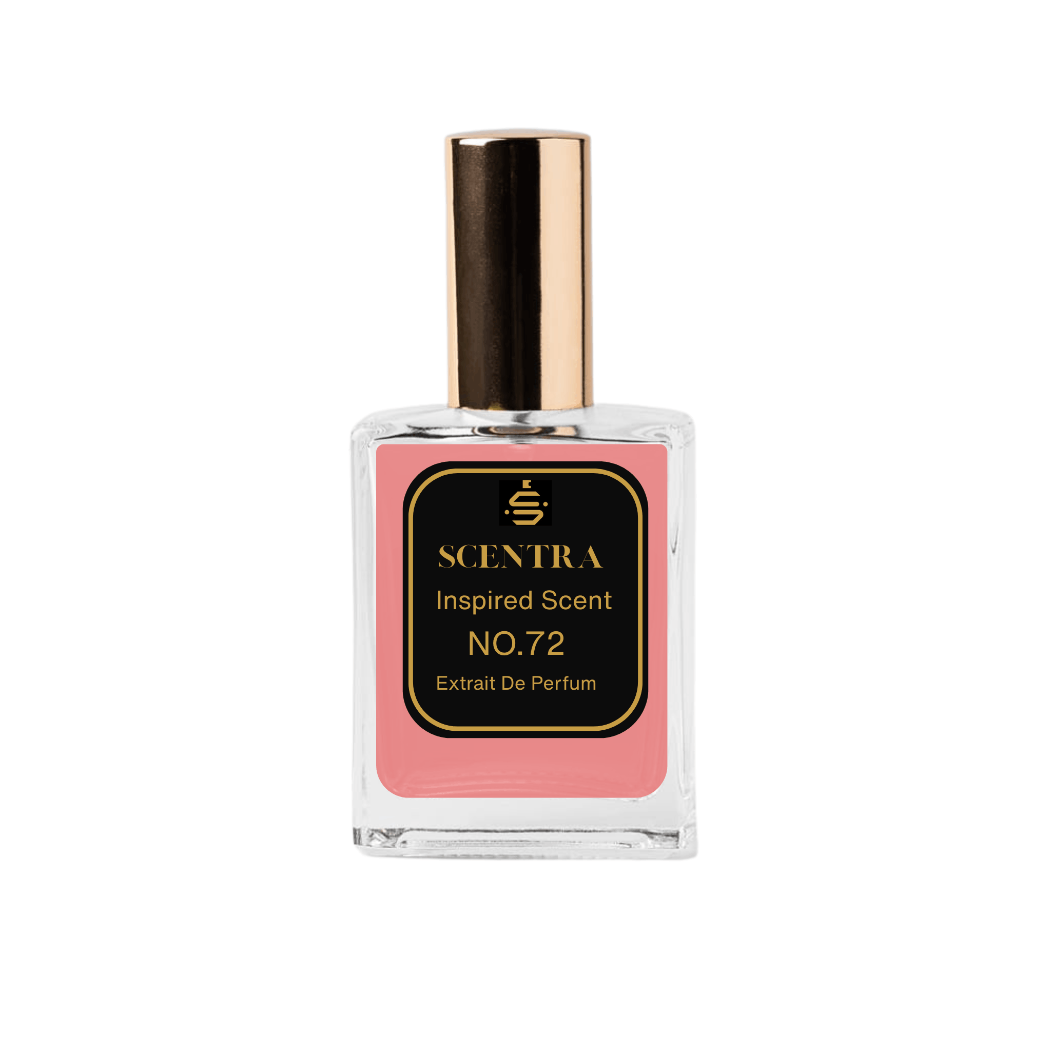 Scentra No.72 Extrait de Parfum bottle inspired by Dior Oud Ispahan