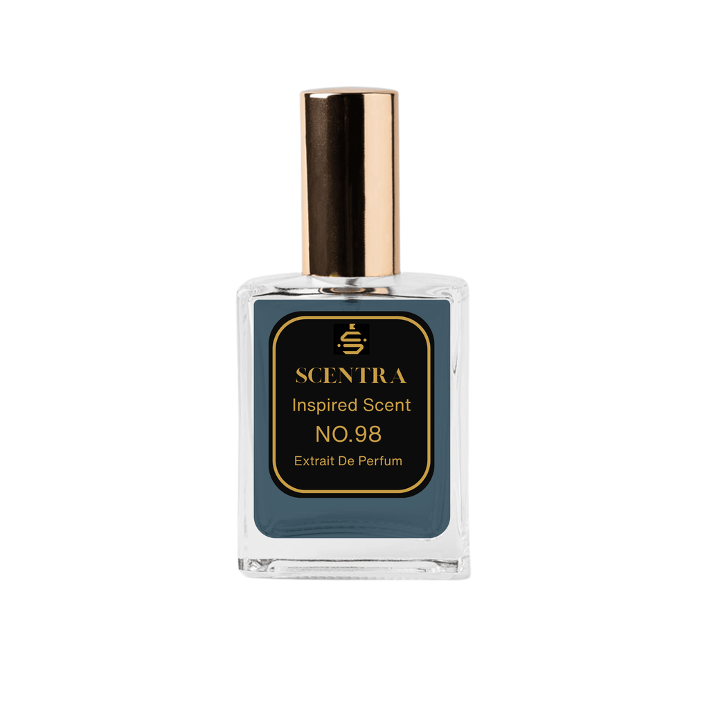 Scentra No.98 Extrait de Parfum bottle inspired by Maison Francis Kurkdjian Oud